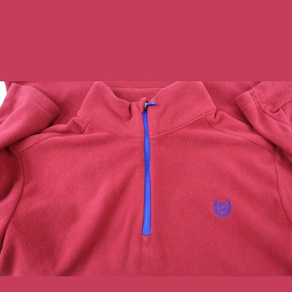 Chaps red microfleece pullover - Picture 3 of 4